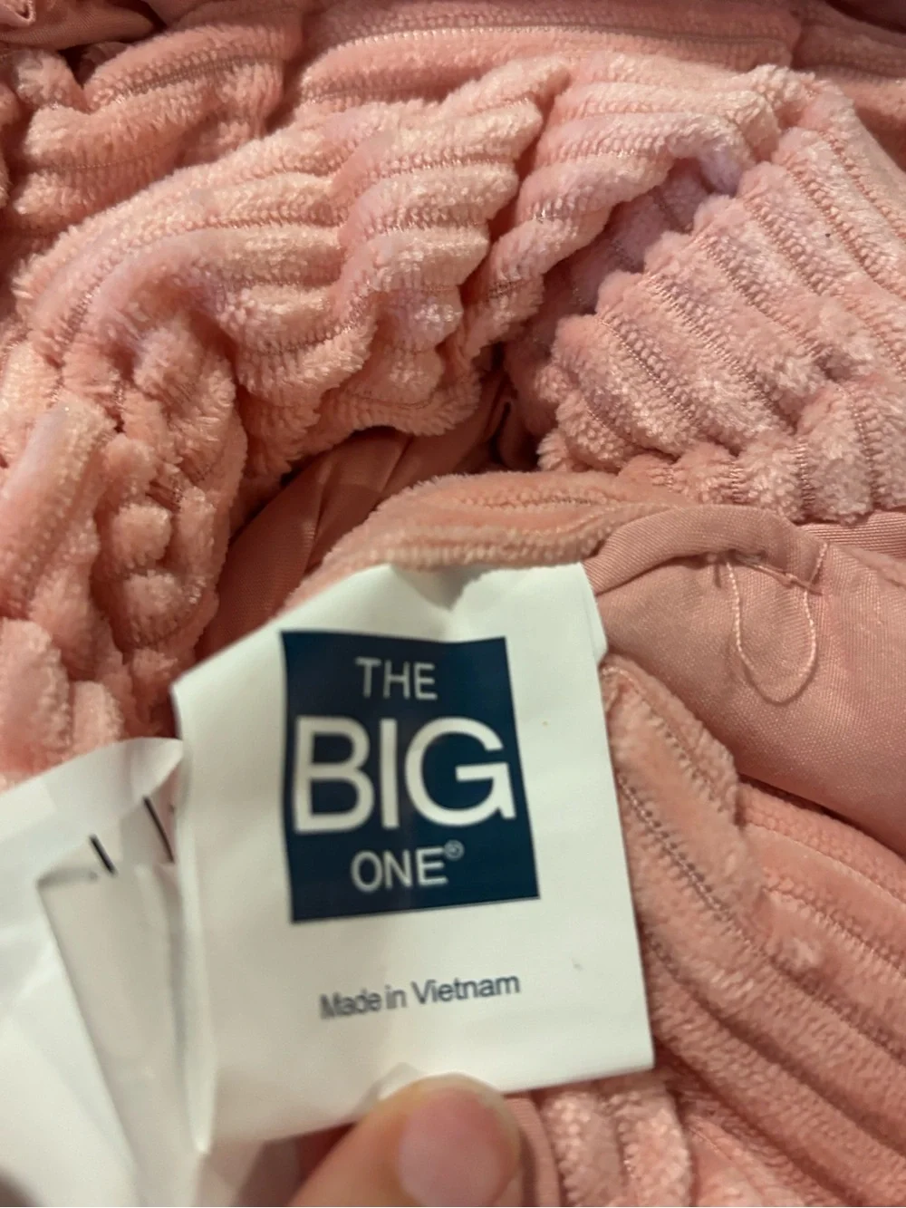 The Big One Reversible Plush Comforter - Blush